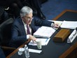 Chủ tịch Fed Jerome Powell tại phiên điều trần trước Quốc hội ngày 13/11. Ảnh: Bloomberg.