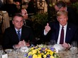 Tổng thống Brazil Jair Bolsonaro và Tổng thống Mỹ Donald Trump ăn tối cùng nhau tại Mar-a-Lago cuối tuần trước. Ảnh: Reuters.