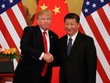Tổng thống Donald Trump và Chủ tịch Trung Quốc Tập Cận Bình bắt tay sau khi đưa ra tuyên bố chung tại Đại lễ đường Nhân dân ở Bắc Kinh, Trung Quốc, ngày 9/11/2017. Ảnh: Reuters.