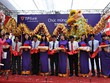 Ông Nguyễn Hưng, Tổng giám đốc TPBank cùng các đại diện cơ quan quản lý nhà nước tỉnh, thành phố Đắk Lắk tham gia cắt băng khai trương
