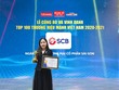 Đại diện SCB nhận giải thưởng trực tuyến