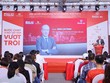 Ông Jens Lottner, Tổng giám đốc Techcombank – Nhà tài trợ chiến lược giải chạy Hà Nội Marathon Techcombank mùa thứ hai phát biểu tại sự kiện