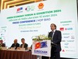 Ông Bruno Jaspaert, tân Chủ tịch EuroCham phát biểu tại Họp báo