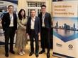 Ông Đỗ Việt Hùng, Thành viên HĐQT Vietcombank (thứ 2 từ phải sang) cùng đại diện Ban Chiến lược & TK HĐQT và Văn phòng đại diện của Vietcombank tại Singapore tham dự HOSE - Daiwa Vietnam Corporate Day Singapore 2026