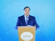 Ông Phạm Gia Túc, Ủy viên Bộ Chính trị, Phó Thủ tướng Thường trực Chính phủ phát biểu tại Sự kiện
