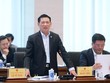 Bộ trưởng Bộ Tài chính Hồ Đức Phớc phát biểu tại Phiên giải trình.