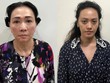 Bị can Trương Mỹ Lan và Trương Huệ Vân, Tổng giám đốc Tập đoàn Vạn Thịnh Phát (Ảnh: Bộ Công an)