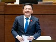 Bộ trưởng Bộ Công thương Nguyễn Hồng Diên trả lời chất vấn tại Quốc hội chiều 4/6.