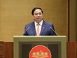 Thủ tướng Chính phủ Phạm Minh Chính trình bày các báo cáo kinh tế xã hội trước Quốc hội sáng 20/10 (Ảnh: chinhphu.vn)