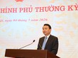 Bộ trưởng, Chủ nhiệm Văn phòng Chính phủ Đặng Xuân Phong chủ trì họp báo Chính phủ thường kỳ tháng 4/2026 tối 4/5- Ảnh: Đức Minh TBTC