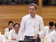 Thiếu tướng Nguyễn Quốc Toản thông tin về công tác đấu tranh với tội phạm lừa đảo 'hợp đồng kỳ nghỉ" tại họp báo Chính phủ trưa 4/7.