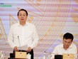 Thứ trưởng Bộ Tài chính Nguyễn Đức Chi phát biểu tại họp báo Chính phủ chiều 3/8 (Ảnh: Minh Minh)