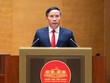 Thống đốc Ngân hàng Nhà nước Việt Nam Phạm Đức Ấn trình bày Báo cáo tiếp thu chỉnh lý dự thảo 1 luật sửa 3 luật về tài chính ngân hàng chiều 24/8.