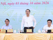 Thứ trưởng Nguyễn Đức Chi thông tin tại Họp báo Chính phủ trưa 3/10.