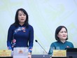 Bà Phạm Thị Hồng Yến trả lời tại họp báo chiều 16/10