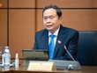 Chủ tịch Quốc hội Trần Thanh Mẫn thảo luận tại tổ ngày 18/10 Ảnh: quochoi.vn