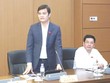 Đại biểu Bùi Quang Huy (đoàn Gia Lai) phát biểu tại thảo luận tổ chiều 19/10.