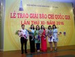 Báo Đầu tư vinh dự nhận 2 giải báo chí quốc gia năm 2016