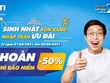 PTI ưu đãi hoàn phí tới 50% 