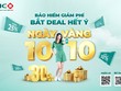 Ngày vàng 10.10: Ưu đãi ngày đôi, phí giảm vượt trội tới 30% tại BIC