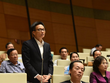 Phó thủ tướng Vũ Đức Đam trả lời chất vấn của đại biểu Quốc hội.