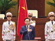 Ông Vương Đình Huệ, tân Chủ tịch Quốc hội tuyên thệ. Ảnh: Quang Anh