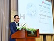 CEO Huawei Việt Nam Sun Bohan chia sẻ tại Hội nghị Hệ sinh thái các đối tác của Huawei Việt Nam năm 2021