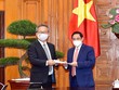 Thủ tướng Phạm Minh Chính tiếp Đại sứ Nhật Bản Yamada Takio (Ảnh: BNG)