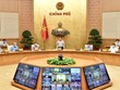 Cuộc họp nhằm đánh giá tình hình, diễn biến dịch bệnh trong 2 tuần qua, cho ý kiến về dự thảo kế hoạch thích ứng an toàn, linh hoạt, kiểm soát hiệu quả COVID-19 để phát triển kinh tế-xã hội. Ảnh: VGP/Nhật Bắc