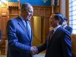 Bộ trưởng Ngoại giao Bùi Thanh Sơn hội đàm với Bộ trưởng Ngoại giao Nga Sergei Lavrov (Ảnh: BNG)