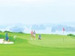 Golf tour đang là phân khúc đầy tiềm năng (ảnh chụp trước dịch Covid-19). Ảnh: Thành Nguyễn