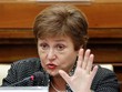 Tổng Giám đốc IMF Kristalina Georgieva phát biểu tại một cuộc họp báo ở Vatican ngày 5/2/2020. Ảnh: Reuters/TTXVN