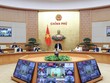 Thủ tướng Phạm Minh Chính chủ trì Hội nghị toàn quốc sáng ngày 5/4 (Ảnh: Nhật Bắc)
