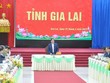 Thủ tướng Chính phủ Phạm Minh Chính làm việc lãnh đạo với tỉnh Gia Lai trong sáng ngày 22/5.