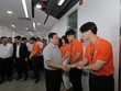 Thủ tướng Phạm Minh Chính gặp gỡ, động viên học sinh, sinh viên tại Khu đô thị giáo dục - công nghệ FPT City. 