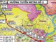 Hướng tuyến metro số 2 (Bến Thành - Tham Lương)
