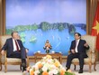 Thủ tướng Phạm Minh Chính tiếp ông Bernd Lange, Chủ tịch Ủy ban Thương mại quốc tế (INTA), Nghị viện châu Âu (EP). (Ảnh: Nhật Bắc)