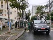 Lực lượng chức năng TP.Đà Nẵng dọn dẹp cây xanh gãy đổ sau bão.