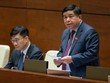 Bộ trưởng Nguyễn Chí Dũng báo cáo, làm rõ một số nội dung các đại biểu Quốc hội quan tâm tại phiên thảo luận chiều ngày 28/10