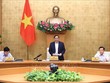 Thủ tướng Phạm Minh Chính chủ trì phiên họp Chính phủ thường kỳ tháng 10/2022. (Ảnh: TTXVN)