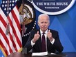 Tổng thống Joe Biden phát biểu tại Washington, DC, Mỹ. (Ảnh: AFP/TTXVN)