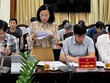 Lãnh đạo các Sở, ban, ngành tham dự và báo cáo nội dung liên quan tại kỳ họp