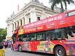 Sở Du lịch Hà Nội và Sở Giao thông Vận tải Hà Nội đã tổ chức vận chuyển miễn phí cho du khách tham quan Hà Nội bằng xe buýt 2 tầng theo hành trình City tour trong thời gian từ 29/4 - 3/5/2023.