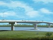 Phối cảnh cầu Châu Đốc, thuộc Dự án đầu tư xây dựng tuyến đường liên kết vùng, đoạn từ thị xã Tân Châu đến TP. Châu Đốc, kết nối tỉnh Kiên Giang và Đồng Tháp