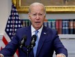 Tổng thống Mỹ Joe Biden thông báo về các cuộc đàm phán liên quan tới trần nợ công tại Nhà Trắng hôm 17/5/2023. Ảnh: Getty