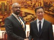 Ngày 30/8, Phó Chủ tịch Trung Quốc Hàn Chính đã tiếp Ngoại trưởng Anh James Cleverly đang ở thăm Bắc Kinh.(Nguồn: Sky News)