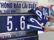 Lãi suất huy động cao nhất tại 4 ngân hàng thương mại có vốn nhà nước hiện là 5,5%/năm. 