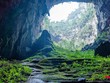 Lối vào Hố Sụt ở Hang Sơn Đoòng. (Ảnh: Báo Tổ quốc)