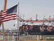 Hàng hóa Trung Quốc xếp tại cảng Long Beach, bang California, Mỹ ngày 14/9/2019. (Ảnh: AFP/TTXVN)