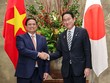 Thủ tướng Phạm Minh Chính và Thủ tướng Nhật Bản Kishida Fumio trước khi tiến hành hội đàm - Ảnh: VGP/Nhật Bắc